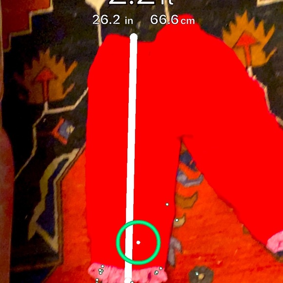 Mary James Corduroy MiniRedGinghamLined Top&Bottom - Picture 6 of 6